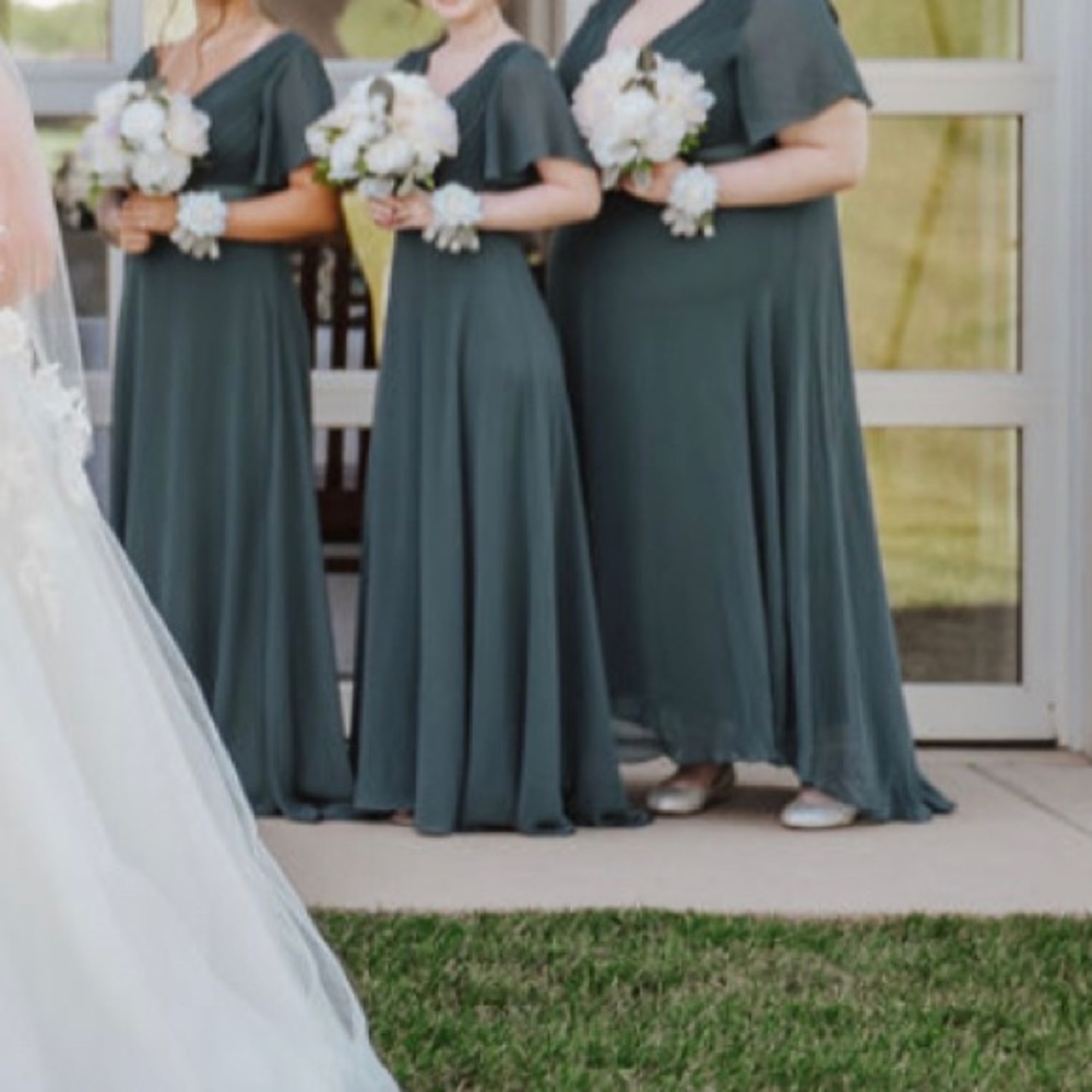 Teal Bridesmaid Dress